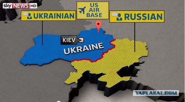 Западные СМИ уже прогнозируют раскол Украины