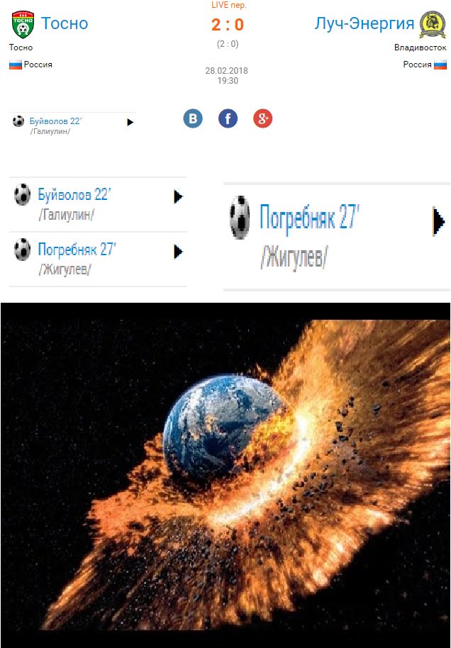 Чемпионат России по футболу 2017-2018. часть 10