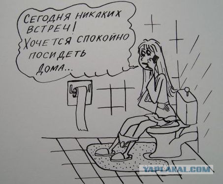 Новый виток "творчества" ТП: сидя на толчке...