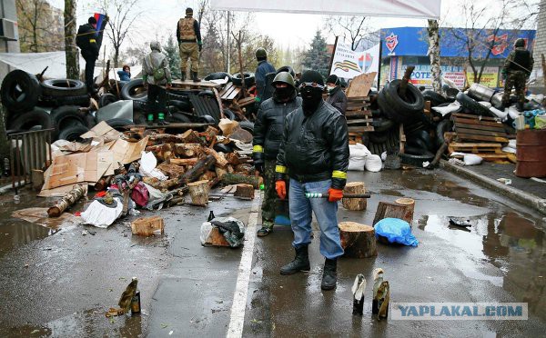 Cиловая операция в Славянске.