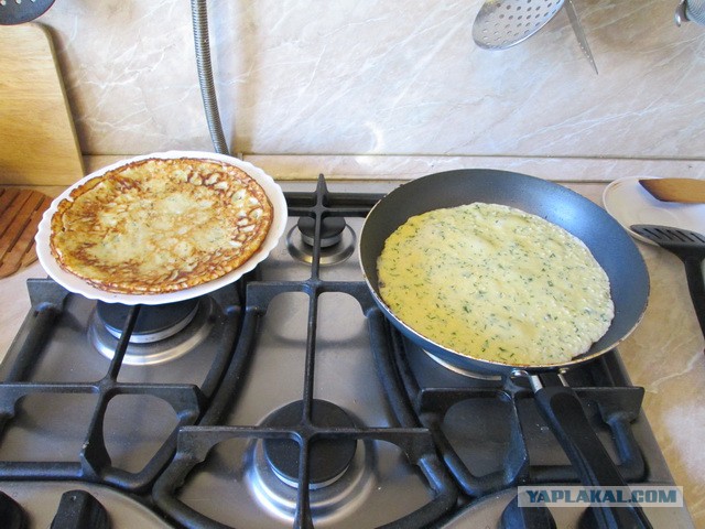 Сырные блинчики