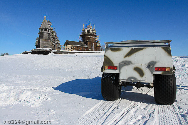 Зимой в Кижи
