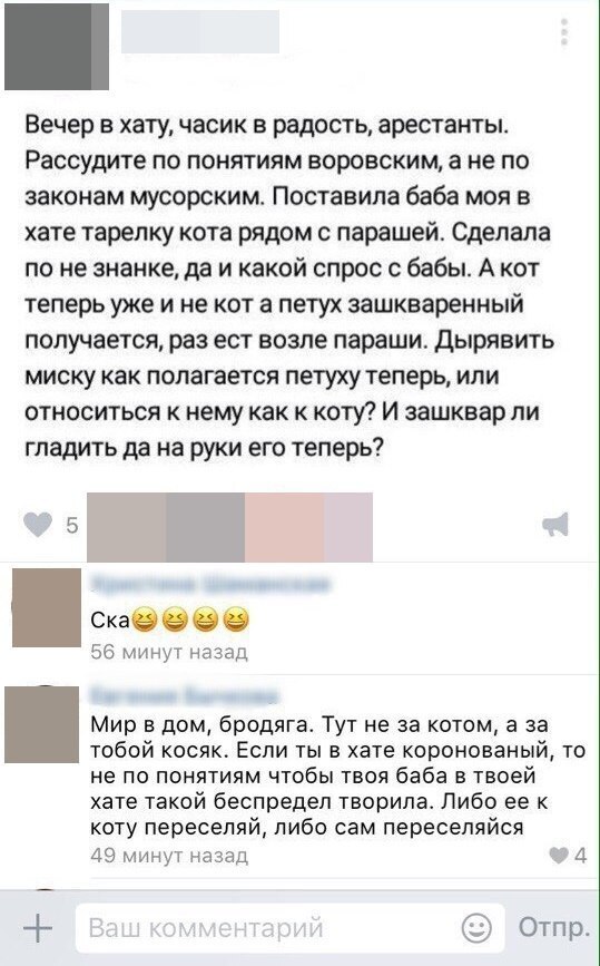 Чёрно-пошлая деградация