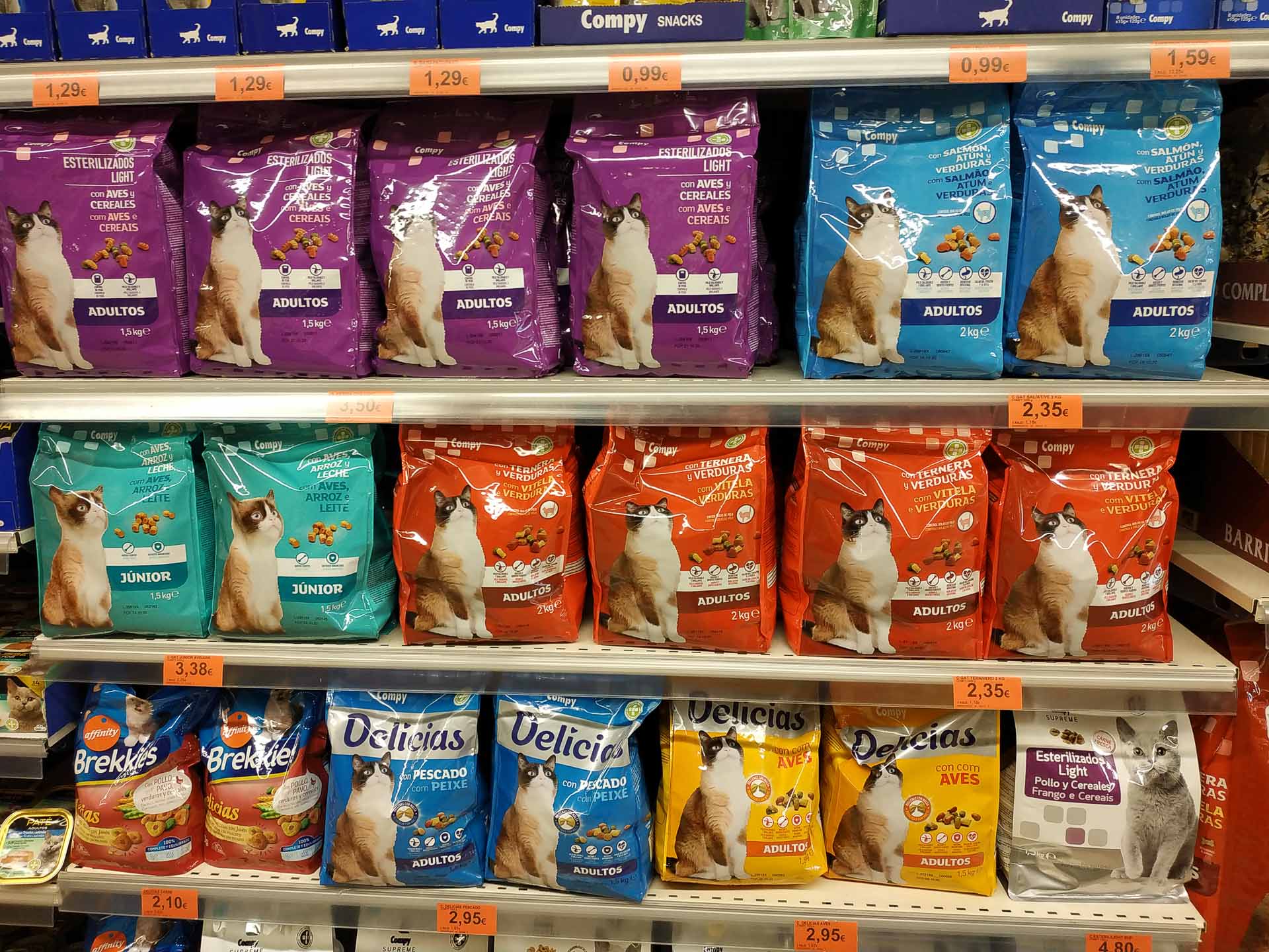 Где можно купить корм для кошек