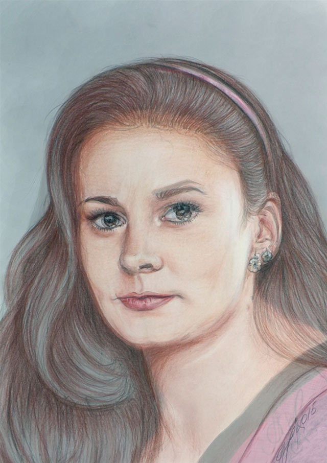 рисунок цветными карандашами