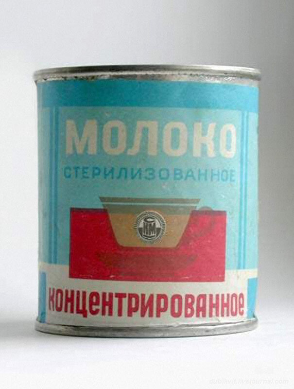 Советская сметана в пачках, которую резали ножом