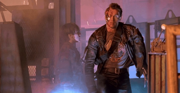 Картинка терминатор в лаве