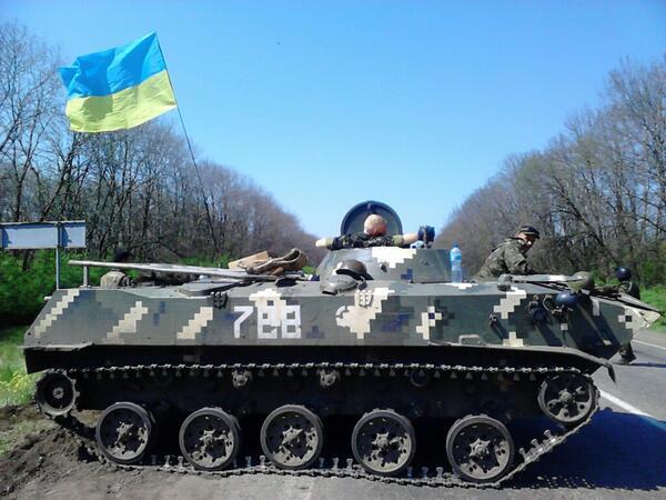 На окраине Славянска началась перестрелка