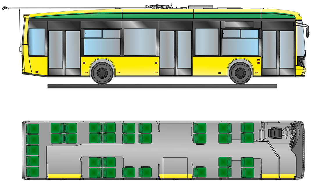 Схема электробуса. Троллейбус электрон т191. Электробус электрон е19. Электробус е 191. МАЗ 103 сбоку.