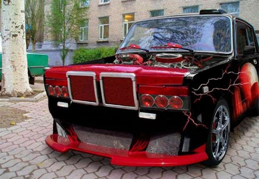 10 фото необычного тюнинга русских авто