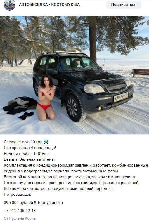 Я так понимаю, печка в машине не работает (Фейк и фотомонтаж)