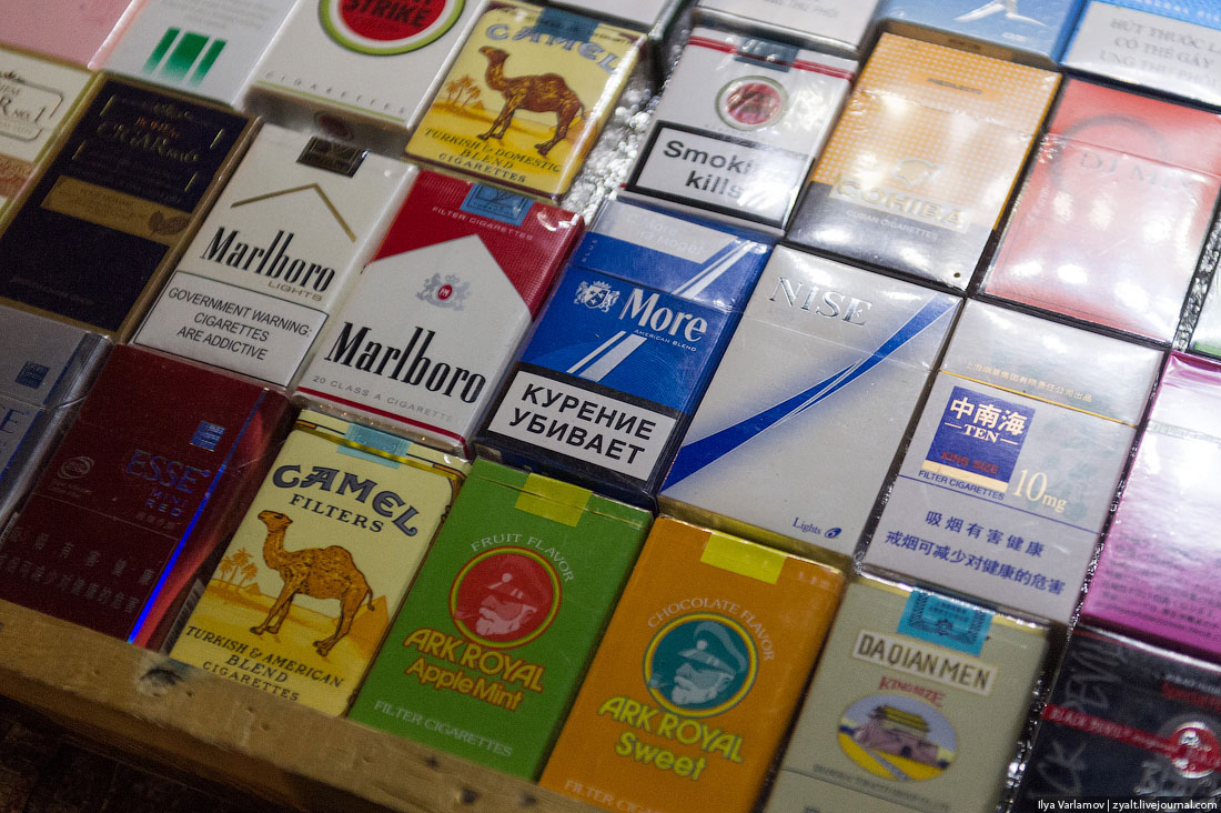 Названия сигарет в россии