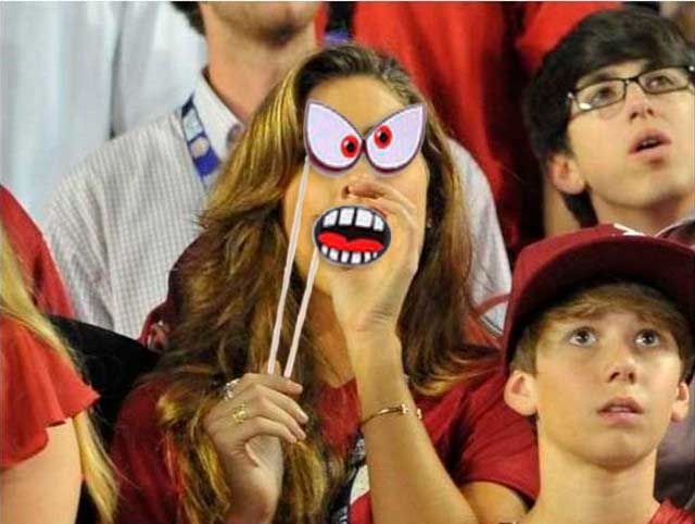 Фотожаба  Болельщица