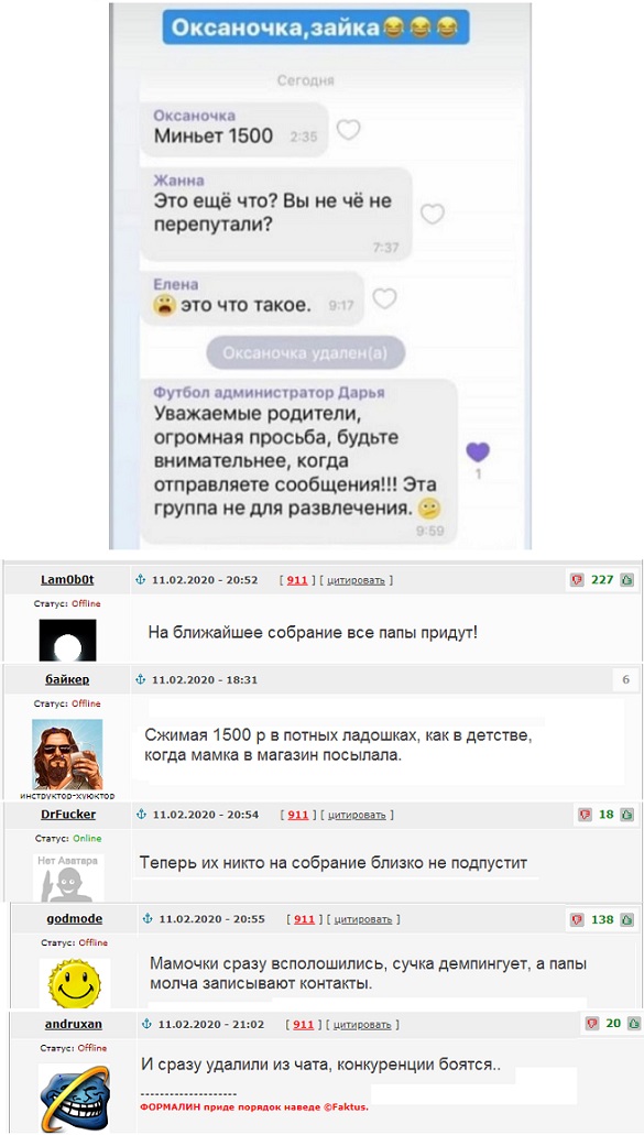 Немного о родительских чатах (в картинках)