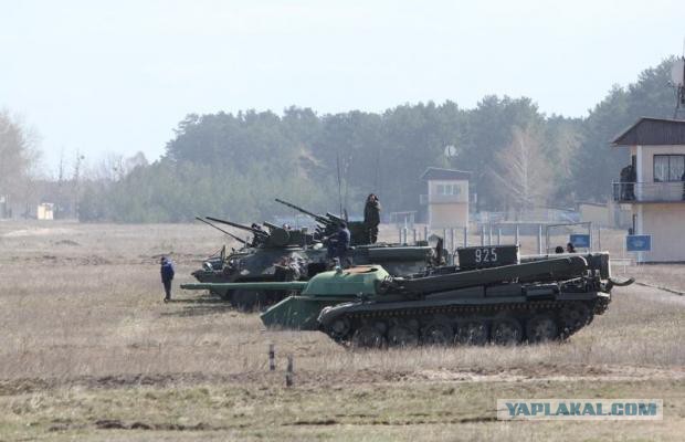Украинская армия провела масштабные военные учения