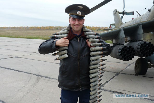 Как снаряжают вертолеты