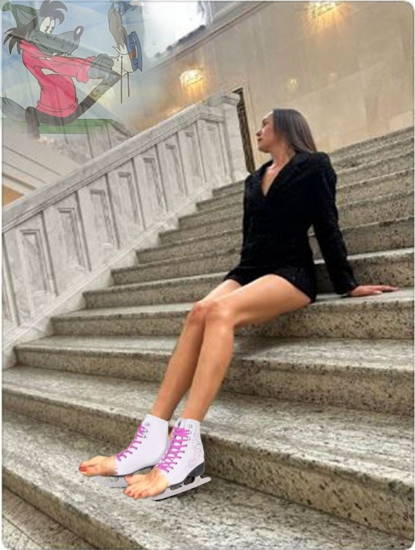 Что у неё с ногами?