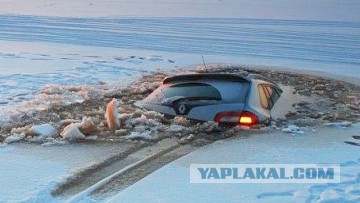 На велосипеде по Волге, по льду