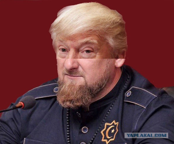 В сети создали гибрид Трампа и Кадырова