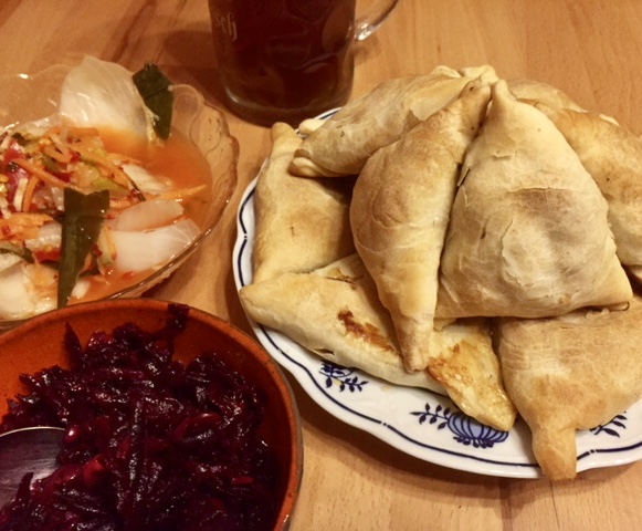 Узбекская кухня. Самса слоеная