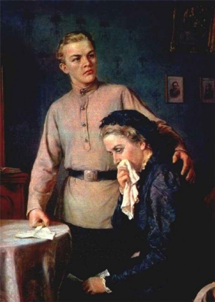 Ко дню рождения Ленина. Жизнь Ильича в живописи