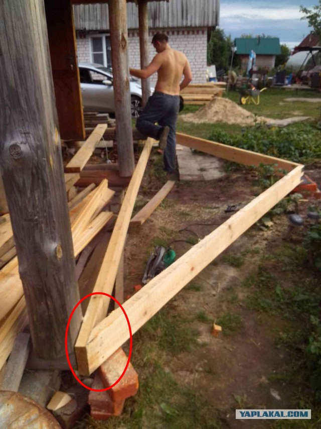Продолжение бани-беседка.
