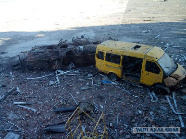 Зачистка аэропорта от войск украинских ВС