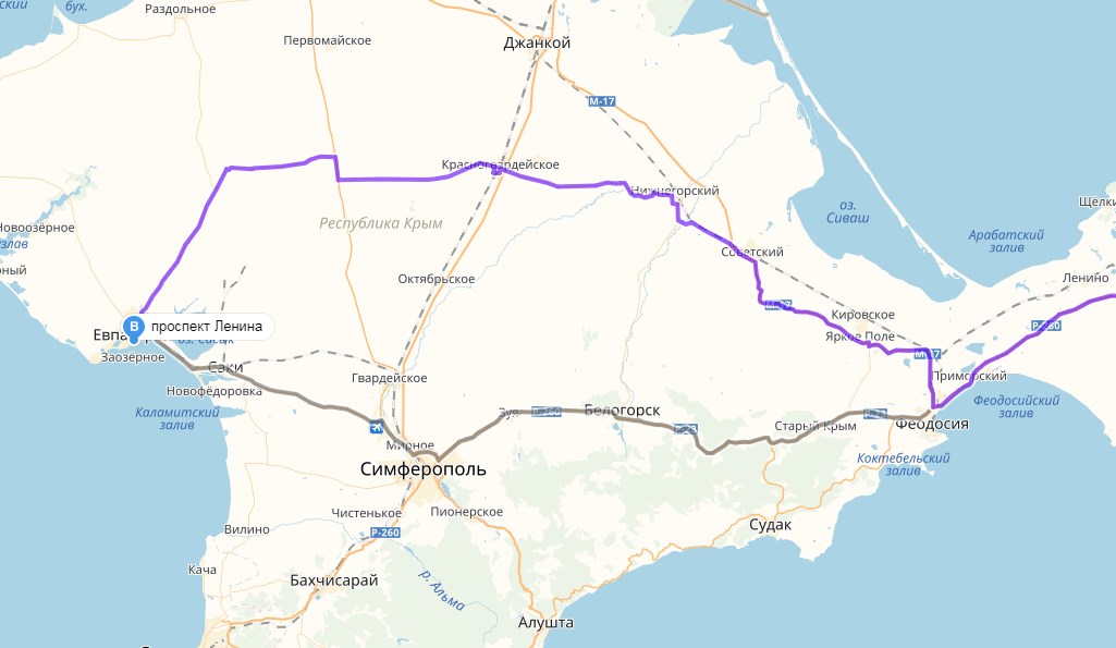 Коса бакальская крым карта