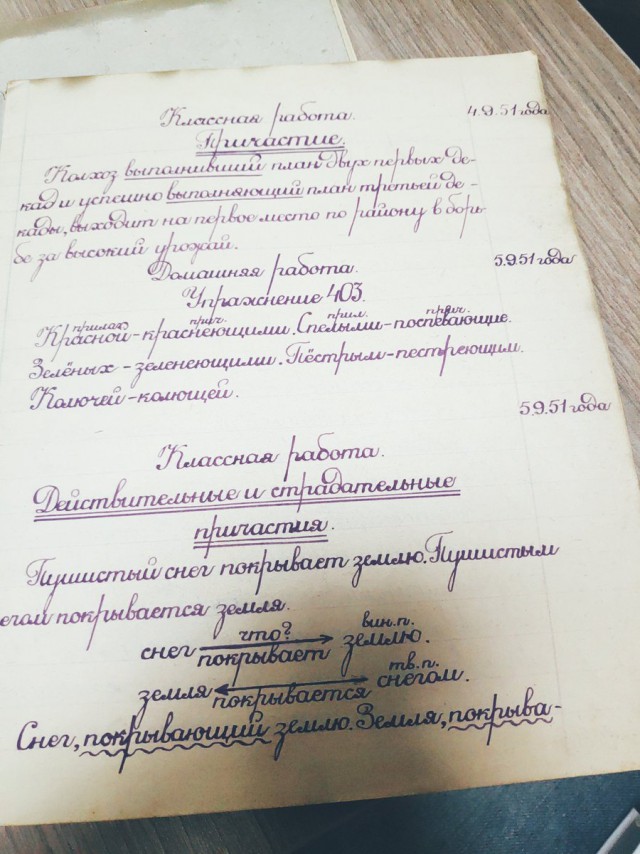 Русский курсивный почерк очень сложен