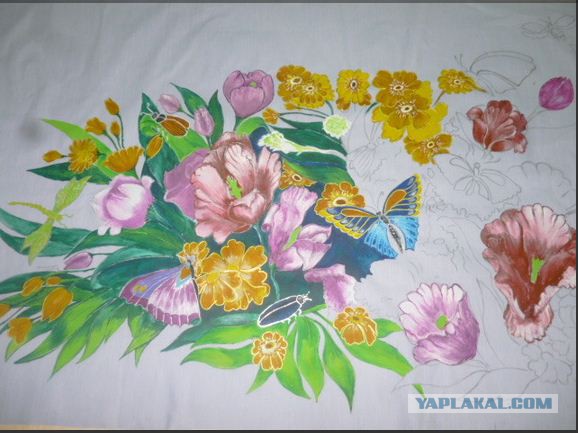 Роспись в технике батик