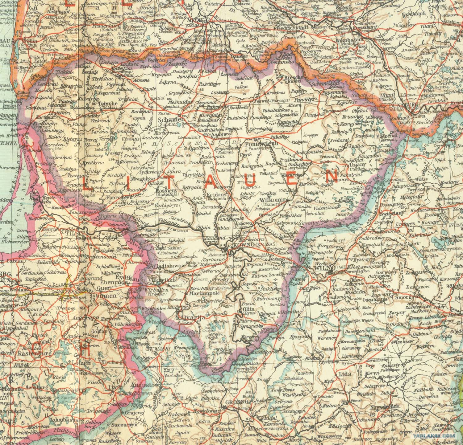 Карта беларуси 1939 года