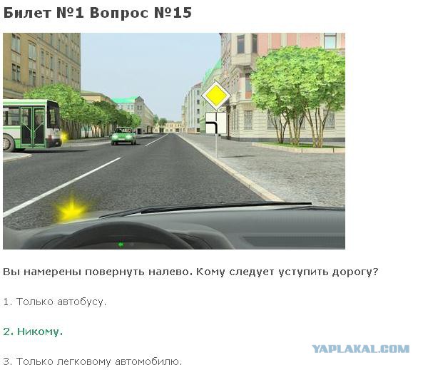 Кто должен уступить дорогу и почему?