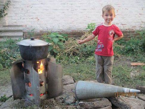 Мангал из пропанового баллона за выходной.