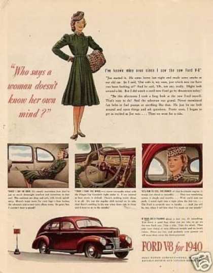 Ретро-реклама авто из сороковых