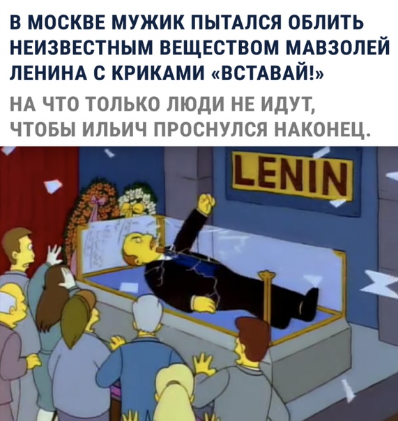 Один лишь дедушка Ленин хороший был вождь!