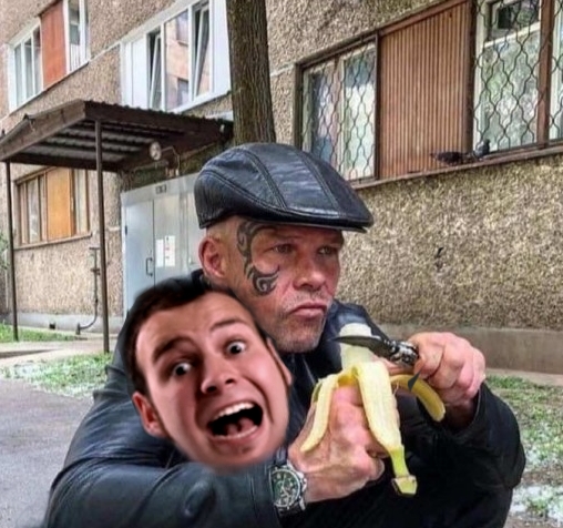 Фотожаба. На кортах и с бананом