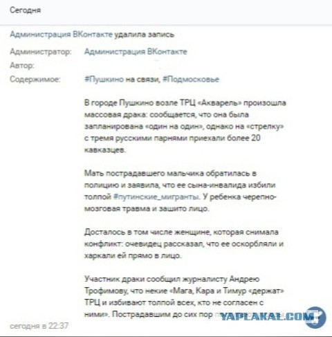 Толпа мигрантов-подростков избила нескольких русских парней и девушку