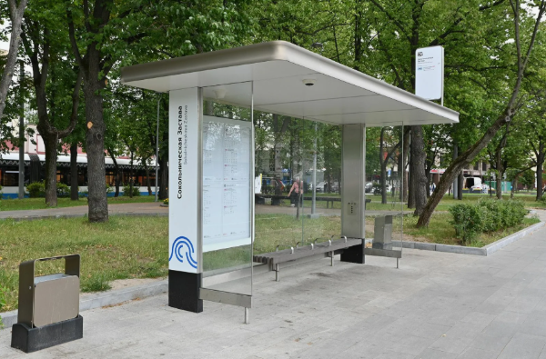 Автобусная остановка в СССР, 60-е годы