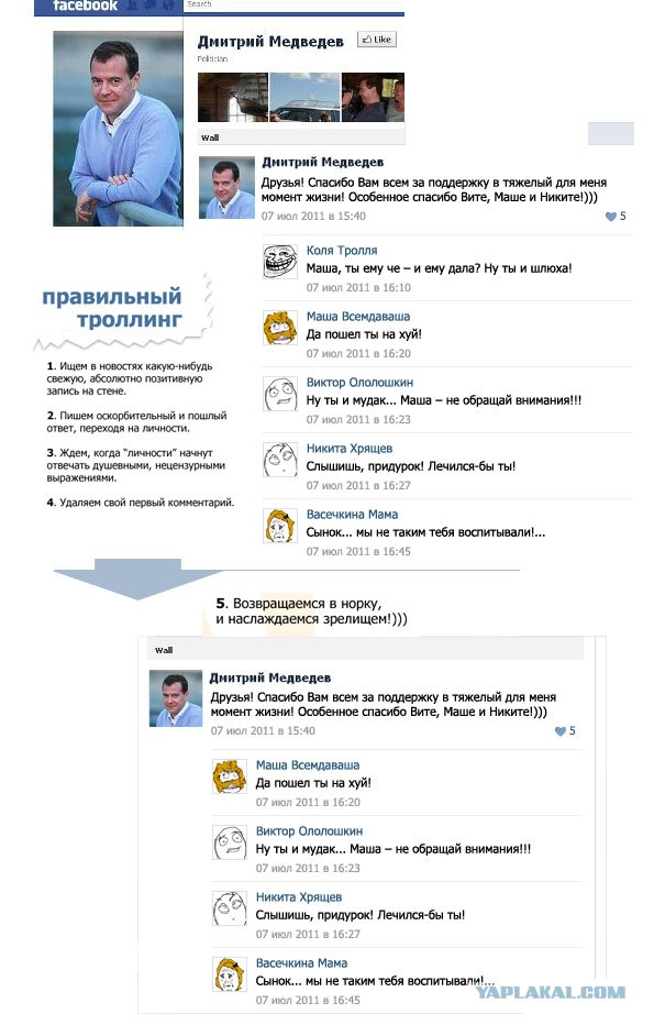 И снова рожи