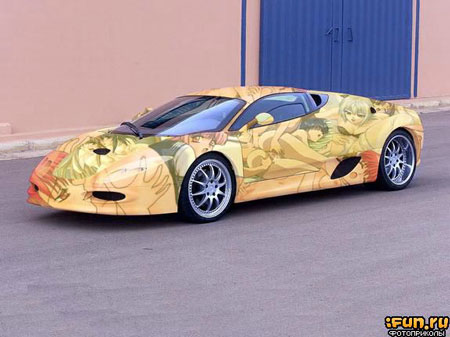 Аэрография автомобиля