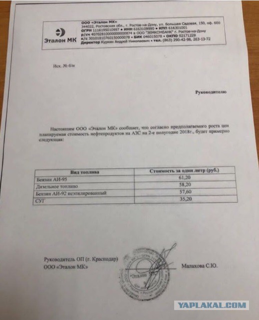 Автомобилисты Волгодонска шокированы подорожанием 92-го бензина за ночь на 2 рубля
