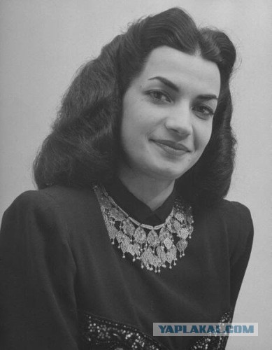 Иранская принцесса Ашраф в Москве. 1946 г.
