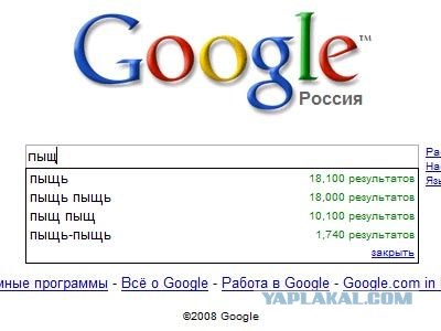 Приколы из Google