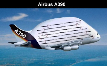 Самолет недалекого будущего - Airbus A-390