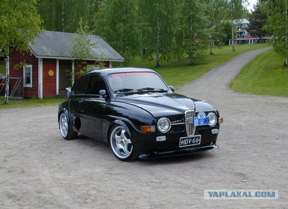 "Горячий" Saab-96(десяток фот)
