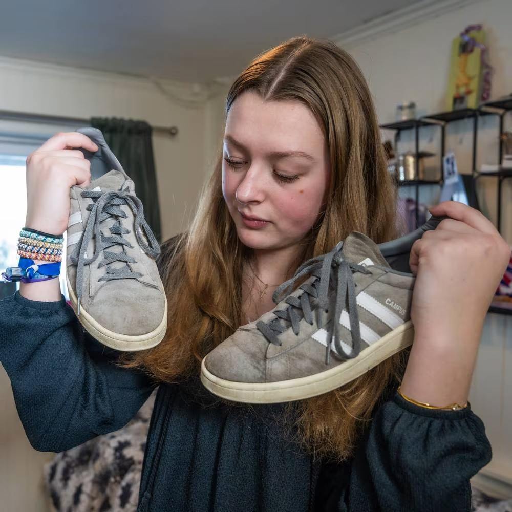 45-й растоптанный! 17-летняя Александра Ларсен из Бергена привыкла к тому, что покупка обуви превращается для неё в квест