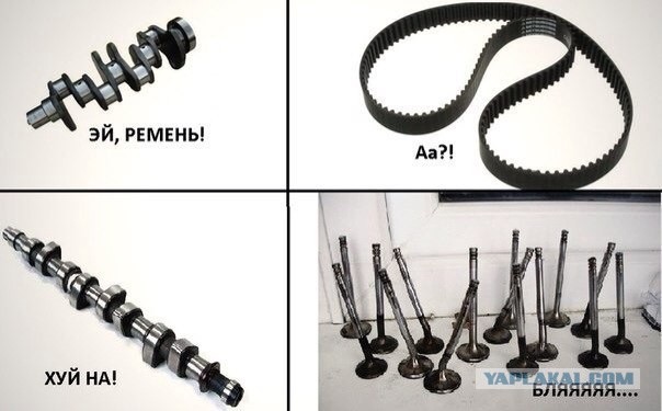 Печаль Беда.. ГРМ порвался...