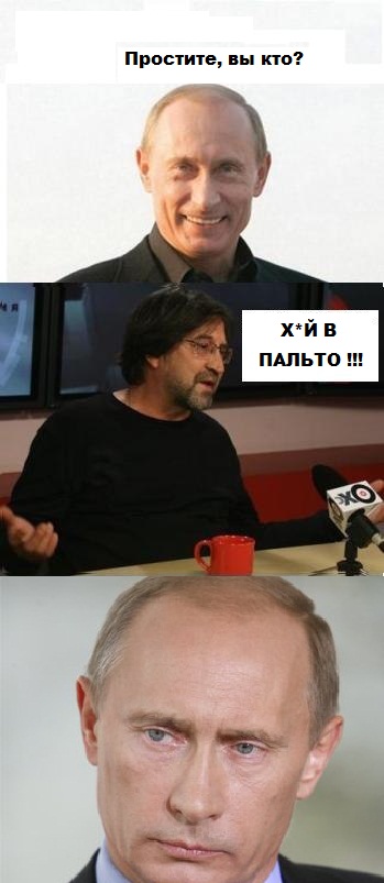 Шевчук и Путин (5 комиксов)