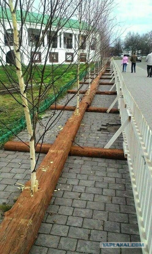 Фальшфасады к приезду Мишустина