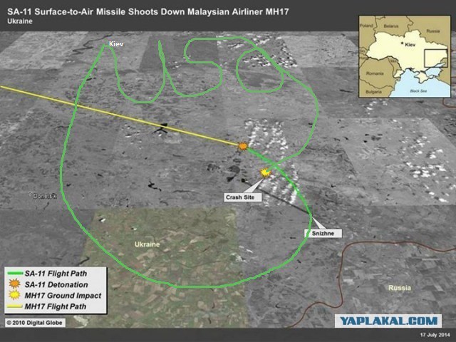 США опубликовали данные со Спутника